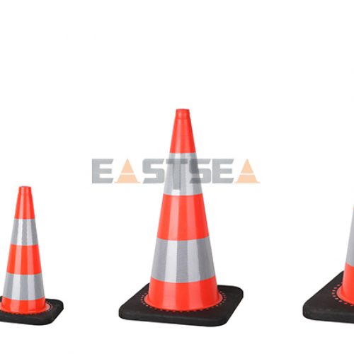 European Black Base Traffic Cone