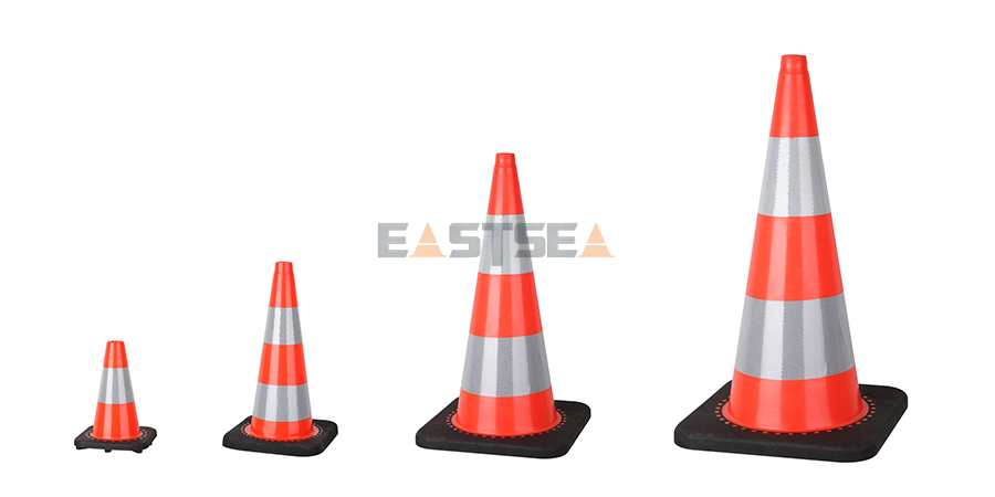 European Black Base Traffic Cone-2