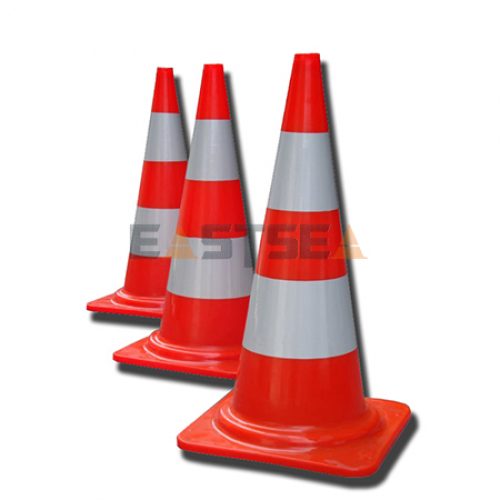 European Solid Orange Traffic Cone