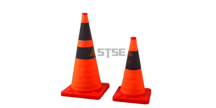 Orange Base Collapsible Cone-2