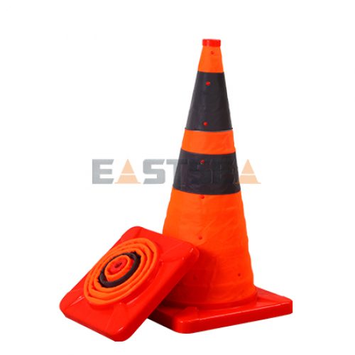 Orange Base Collapsible Cone