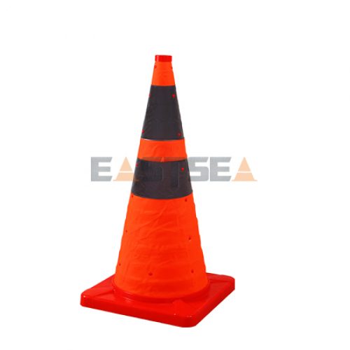 Orange Base Collapsible Cone