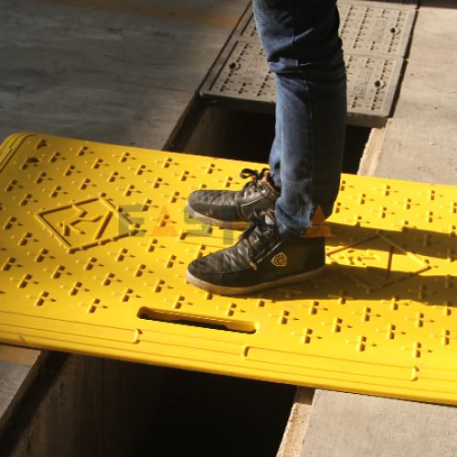 Steel Retainer Plastic Trench Cover