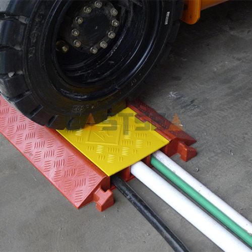 Heavy Duty 3-Channel PU Cable Protector