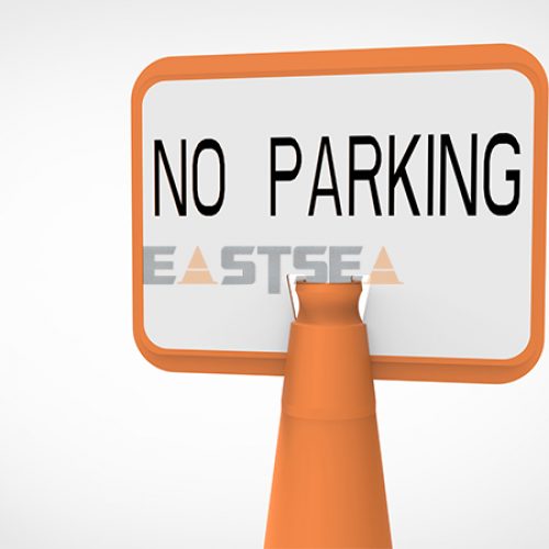 Temporary No Parking Sign