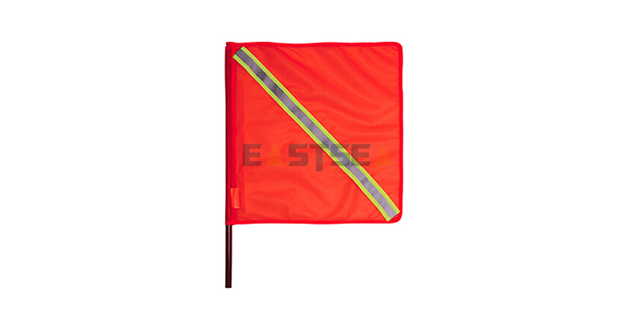 Traffic Flag with Reflective Tape-2