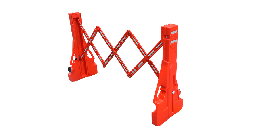 Barrera extensible soplada