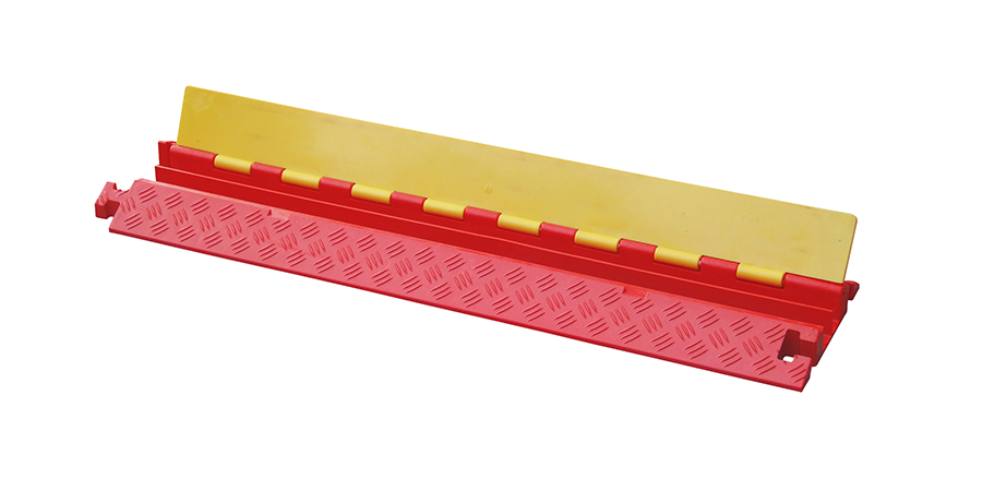 Small Type Heavy Duty PU 2-Channel Cable Protector