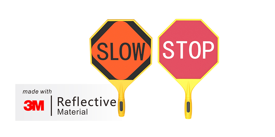 Stop/Slow Paddle, Traffic Paddles, Traffic Safety