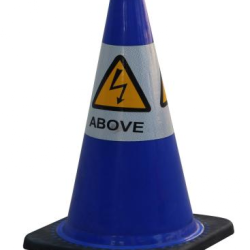 Blue Traffic Cones