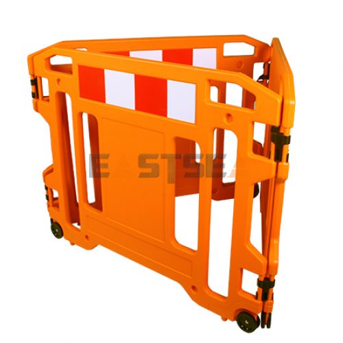 Work Gate Barrier with Wheels